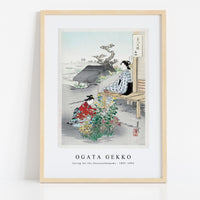 Ogata Gekko - Caring for the Chrysanthemums (1887–1896)