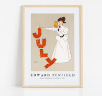 
              Edward Penfield - Woman lighting up firecrackers 1894
            