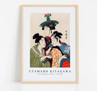 
              Utamaro Kitagawa - Three Young Men or Women 1753-1806
            