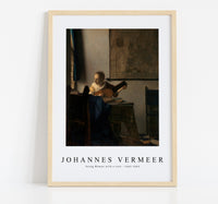 
              Johannes Vermeer - Young Woman with a Lute 1662-1663
            
