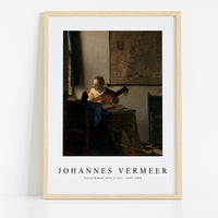 Johannes Vermeer - Young Woman with a Lute 1662-1663