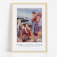 Pierre Auguste Renoir - Mussel-Fishers at Berneval (Pêcheuses de moules à Berneval, côte normand) (1879)