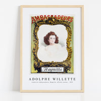 Adolphe Willette - Lemercier Ambassadeurs, Magnitta. Affiche couleur 1895