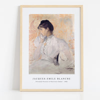 Jacques Emile Blanche - Jacques-Emile Blanche's Presumed Portrait of Henriette Chabot (1886)