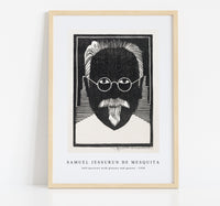 
              Samuel Jessurun De Mesquita - Self–portrait with glasses and goatee (Zelfportret met bril en sik) (1930)
            