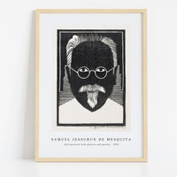 Samuel Jessurun De Mesquita - Self–portrait with glasses and goatee (Zelfportret met bril en sik) (1930)