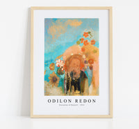 
              Odilon Redon - Evocation of Roussel 1912
            