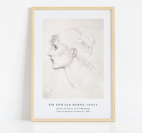 
              Sir Edward Burne Jones - The Car of Love or Love's Wayfaring - Study of Margaret Drummond (1880)
            