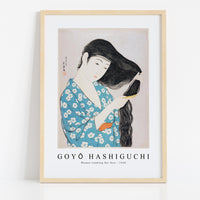 Goyo Hashiguchi - Woman Combing Her Hair 1920