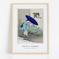 Ogata Gekko - Flowering Hedge (1887–1896)