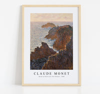 
              Claude Monet - Rocks at Belle-Isle, Port-Domois 1886
            