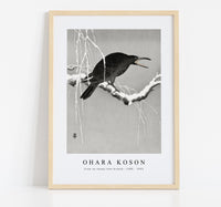 
              Ohara Koson - Crow on snowy tree branch (1900 - 1945) by Ohara Koson (1877-1945)
            