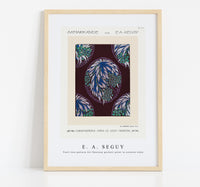 
              E.A.Seguy - Fruit tree pattern Art Nouveau pochoir print in oriental style
            