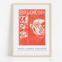 Ernst Ludwig Kirchner - Cover of the Fourth Yearbook of the Artist Group the Brucke 1909