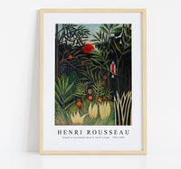 
              Henri Rousseau - Monkeys and Parrot in the Virgin Forest (Singes et perroquet dans la forêt vierge)1905-1906
            