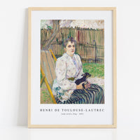 Henri De Toulouse–Lautrec - Lady with a Dog 1891