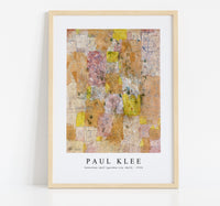
              Paul Klee - Suburban idyll (garden city idyll) 1926
            
