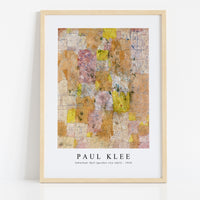 Paul Klee - Suburban idyll (garden city idyll) 1926