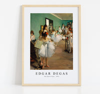 
              Edgar Degas - The Dance Class 1874
            