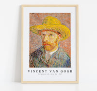 
              Vincent Van Gogh - Self-portrait with a Straw Hat 1887
            