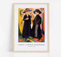 
              Ernst Ludwig Kirchner - Two Women 1922
            