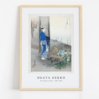 Ogata Gekko - Poet Kaga no Chiyo (1887–1896)