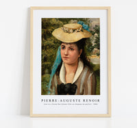 
              Pierre Auguste Renoir - Lise in a Straw Hat (Jeune fille au chapeau de paille) 1866
            