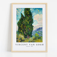 Vincent Van Gogh - Cypresses 1889