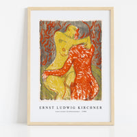 Ernst Ludwig Kirchner - Love scene (Liebesszene) 1908