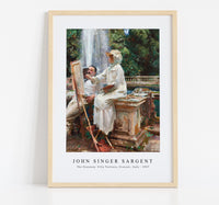 
              John Singer Sargent - The Fountain, Villa Torlonia, Frascati, Italy (1907)
            