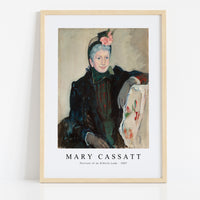 Mary Cassatt - Portrait of an Elderly Lady 1887