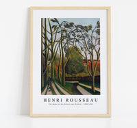 
              Henri Rousseau - The Banks of the Bièvre near Bicêtre 1908-1909
            