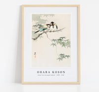 
              Ohara Koson - Great tits on maple branch (1900 - 1936)
            