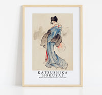 
              Kotsushika Hokusai - Woman, Full-Length Portrait 1760-1849
            