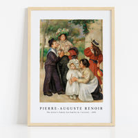 Pierre Auguste Renoir - The Artist's Family (La Famille de l'artiste) 1896