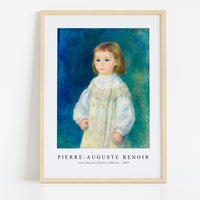 Pierre Auguste Renoir - Lucie Berard (Child in White) 1883