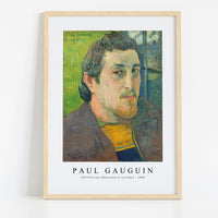 Paul gauguin - Self-Portrait Dedicated to Carrière 1888