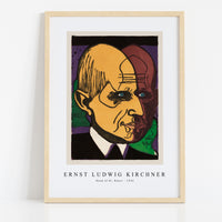 Ernst Ludwig Kirchner - Head of Dr. Bauer 1933