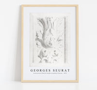 
              Georges Seurat - Architectural Motifs Double Acanthus Fleuron 1875
            