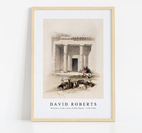 
              David roberts - Entrance to the caves of Beni Hasan-1796-1864
            