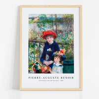 Pierre Auguste Renoir - Two Sisters (On the Terrace) 1881
