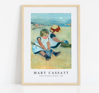 
              Mary Cassatt - Children Playing on the Beach 1884
            