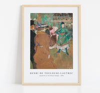 
              Henri De Toulouse–Lautrec - Quadrille at the Moulin Rouge 1892
            