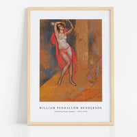 william penhallow henderson - Standing Nude woman-1915-1916