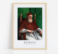 
              Raphael - Portrait of Pope Julius II 1511
            