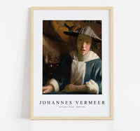 
              Johannes Vermeer - Girl with a Flute 1665-1675
            