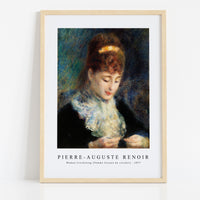 Pierre Auguste Renoir - Woman Crocheting (Femme faisant du crochet) 1877