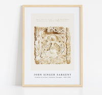 
              John Singer Sargent - Predella of an Altar, Cathedral, Tarragon (ca. 1895–1908)
            