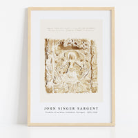 John Singer Sargent - Predella of an Altar, Cathedral, Tarragon (ca. 1895–1908)