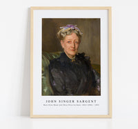 
              John Singer Sargent - Mary Eliza Mead (née Mary Eliza Scribner, 1822–1896) (ca. 1893)
            